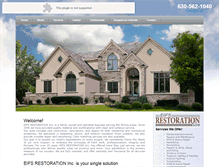 Tablet Screenshot of eifsrestoration.com